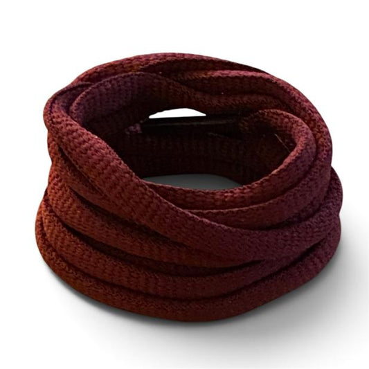 Lacets ovales bordeaux sport