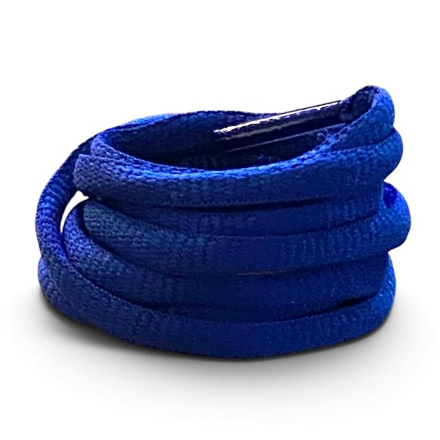 Lacets ovales bleu royal sport