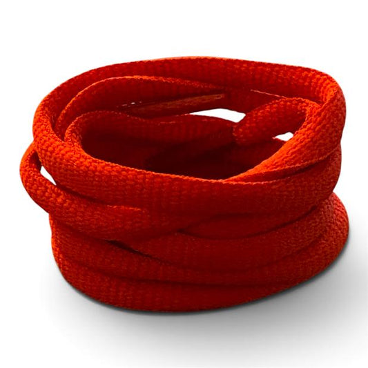 Lacets ovales rouges coquelicots sport