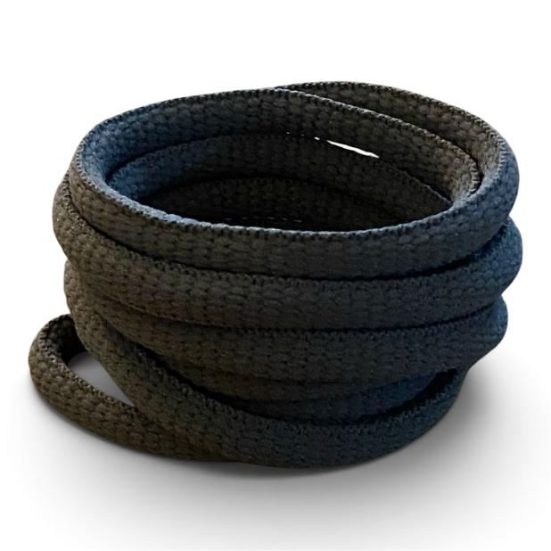 Lacets ovales gris anthracite sport