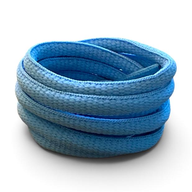Lacets ovales bleu ciel sport