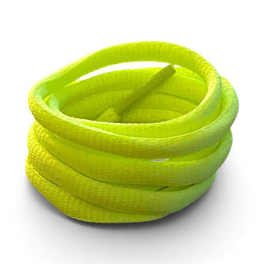 Lacets ovales jaune fluo