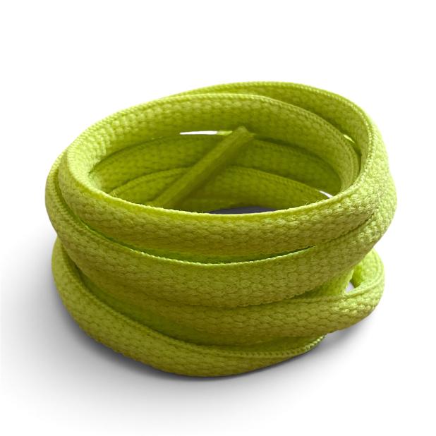 Lacets ovales Jaune Tilleul s sport