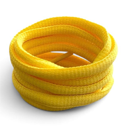 Lacets ovales jaunes lumineux sport